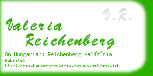valeria reichenberg business card